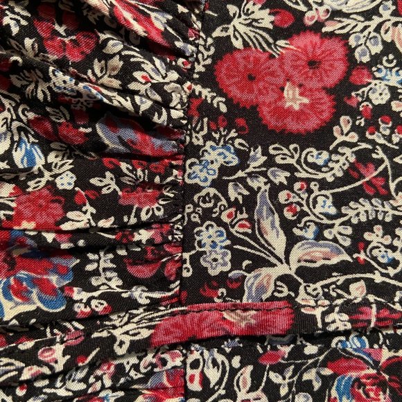 Boho flowered BCBG shirt - Picture 6 of 6